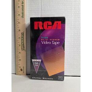 RCA T-120 VHS Up To 6 Hours Hi-Fi Stereo Video Tape